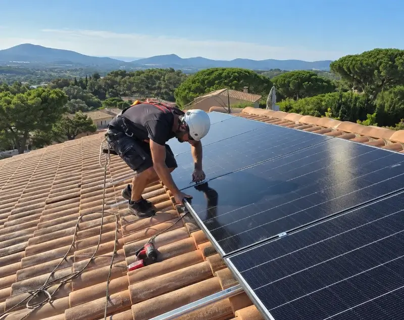 Installateur panneaux solaires Saint-Vallier — pose photovoltaïque sur toiture