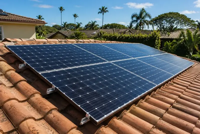 Installation de panneaux solaires à Saint-Vallier